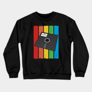 Retro Computer Disk Crewneck Sweatshirt